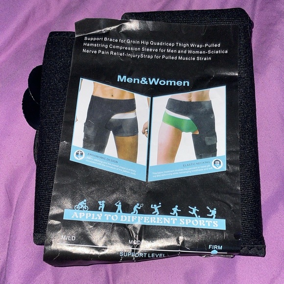 hip wrap stabilizes hip, thigh, and joint, providing stability support unisex - Picture 8 of 11
